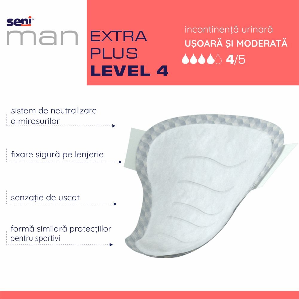Seni Man Extra Plus Level 4 - ABSORBANTE UROLOGICE - Seni